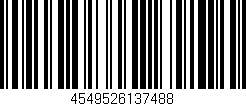 Código de barras (EAN, GTIN, SKU, ISBN): '4549526137488'