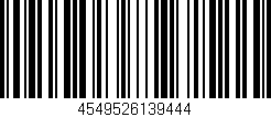 Código de barras (EAN, GTIN, SKU, ISBN): '4549526139444'