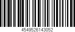 Código de barras (EAN, GTIN, SKU, ISBN): '4549526143052'