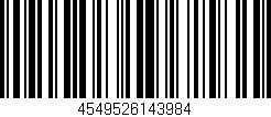 Código de barras (EAN, GTIN, SKU, ISBN): '4549526143984'