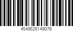 Código de barras (EAN, GTIN, SKU, ISBN): '4549526149078'