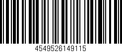 Código de barras (EAN, GTIN, SKU, ISBN): '4549526149115'