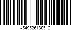 Código de barras (EAN, GTIN, SKU, ISBN): '4549526168512'