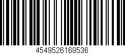 Código de barras (EAN, GTIN, SKU, ISBN): '4549526168536'