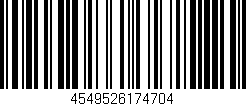 Código de barras (EAN, GTIN, SKU, ISBN): '4549526174704'