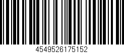 Código de barras (EAN, GTIN, SKU, ISBN): '4549526175152'