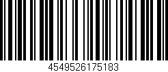 Código de barras (EAN, GTIN, SKU, ISBN): '4549526175183'