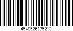 Código de barras (EAN, GTIN, SKU, ISBN): '4549526175213'