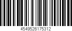 Código de barras (EAN, GTIN, SKU, ISBN): '4549526175312'
