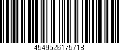 Código de barras (EAN, GTIN, SKU, ISBN): '4549526175718'