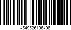 Código de barras (EAN, GTIN, SKU, ISBN): '4549526186486'