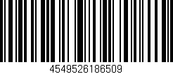 Código de barras (EAN, GTIN, SKU, ISBN): '4549526186509'