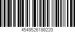 Código de barras (EAN, GTIN, SKU, ISBN): '4549526188220'