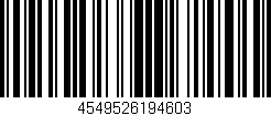 Código de barras (EAN, GTIN, SKU, ISBN): '4549526194603'