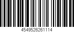 Código de barras (EAN, GTIN, SKU, ISBN): '4549526261114'