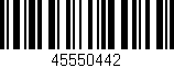 Código de barras (EAN, GTIN, SKU, ISBN): '45550442'