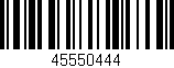 Código de barras (EAN, GTIN, SKU, ISBN): '45550444'