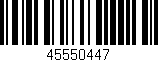 Código de barras (EAN, GTIN, SKU, ISBN): '45550447'