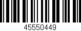 Código de barras (EAN, GTIN, SKU, ISBN): '45550449'