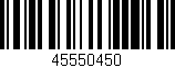 Código de barras (EAN, GTIN, SKU, ISBN): '45550450'