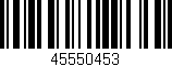 Código de barras (EAN, GTIN, SKU, ISBN): '45550453'