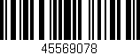 Código de barras (EAN, GTIN, SKU, ISBN): '45569078'