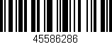 Código de barras (EAN, GTIN, SKU, ISBN): '45586286'
