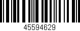 Código de barras (EAN, GTIN, SKU, ISBN): '45594629'