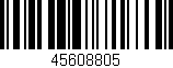 Código de barras (EAN, GTIN, SKU, ISBN): '45608805'