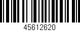 Código de barras (EAN, GTIN, SKU, ISBN): '45612620'