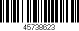 Código de barras (EAN, GTIN, SKU, ISBN): '45738623'