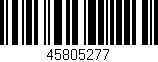Código de barras (EAN, GTIN, SKU, ISBN): '45805277'