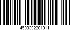 Código de barras (EAN, GTIN, SKU, ISBN): '4583392201911'