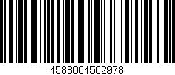 Código de barras (EAN, GTIN, SKU, ISBN): '4588004562978'