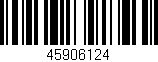 Código de barras (EAN, GTIN, SKU, ISBN): '45906124'