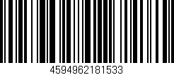 Código de barras (EAN, GTIN, SKU, ISBN): '4594962181533'