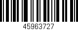 Código de barras (EAN, GTIN, SKU, ISBN): '45963727'