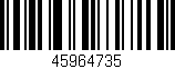 Código de barras (EAN, GTIN, SKU, ISBN): '45964735'