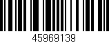 Código de barras (EAN, GTIN, SKU, ISBN): '45969139'