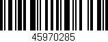 Código de barras (EAN, GTIN, SKU, ISBN): '45970285'