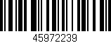 Código de barras (EAN, GTIN, SKU, ISBN): '45972239'