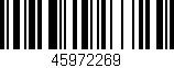 Código de barras (EAN, GTIN, SKU, ISBN): '45972269'