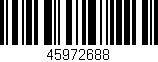 Código de barras (EAN, GTIN, SKU, ISBN): '45972688'