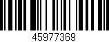 Código de barras (EAN, GTIN, SKU, ISBN): '45977369'