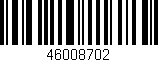Código de barras (EAN, GTIN, SKU, ISBN): '46008702'