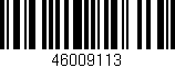 Código de barras (EAN, GTIN, SKU, ISBN): '46009113'