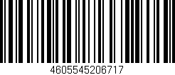 Código de barras (EAN, GTIN, SKU, ISBN): '4605545206717'