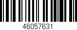 Código de barras (EAN, GTIN, SKU, ISBN): '46057631'