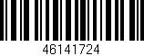 Código de barras (EAN, GTIN, SKU, ISBN): '46141724'