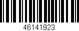 Código de barras (EAN, GTIN, SKU, ISBN): '46141923'